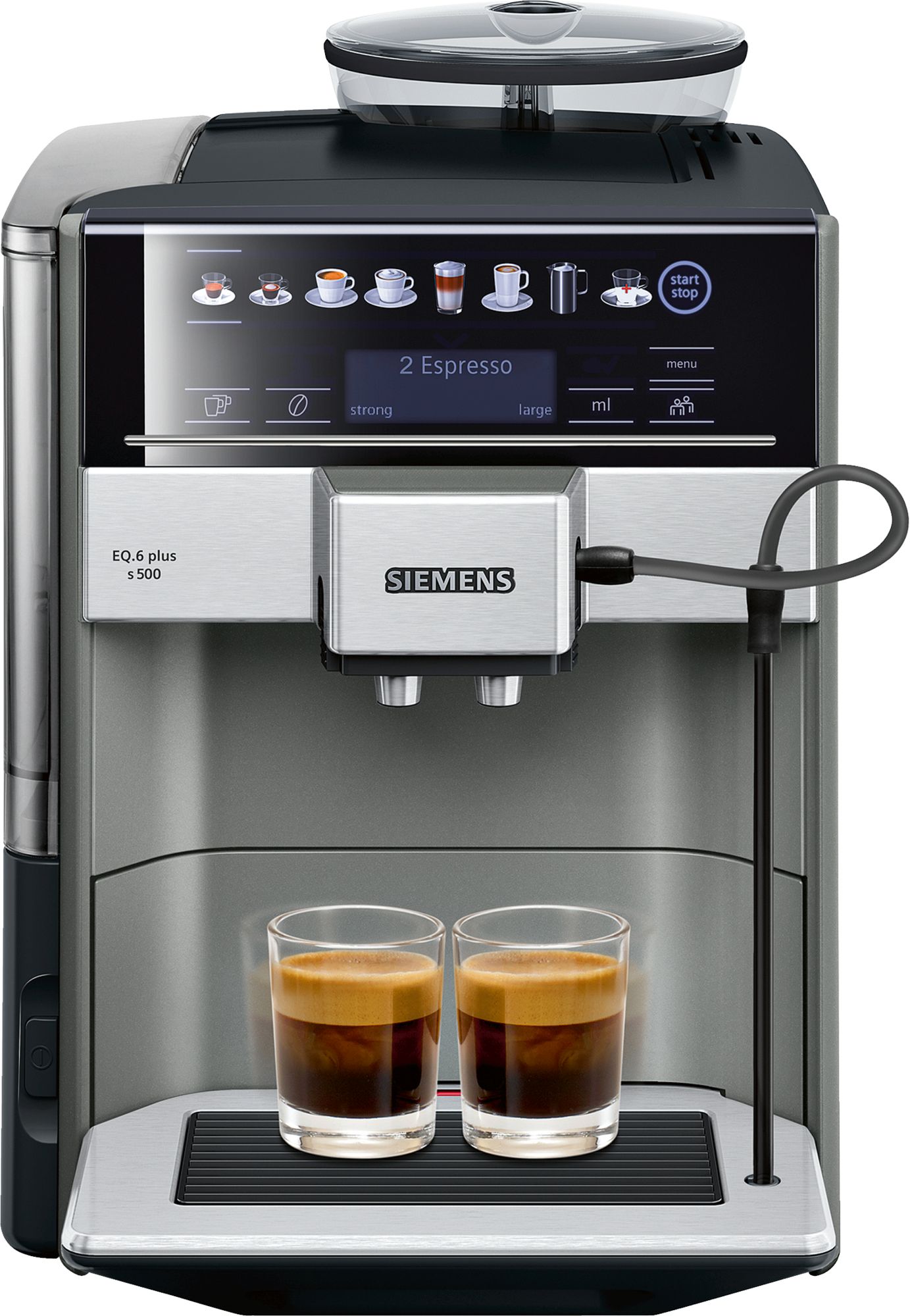 Kaffemaskine fuldautomatisk - Siemens EQ.6 plus s500, 1,7 l espressomaskine