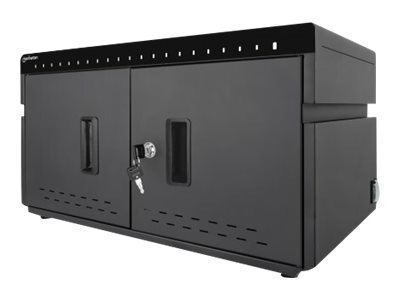 Manhattan 20-Port Desktop Charging Cabinet - 360 W 20 tablets / cellular phones Kabinetenhed