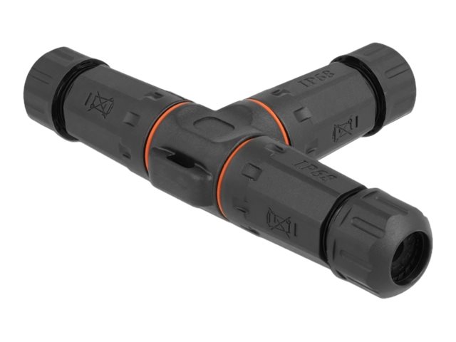 Delock - Kabelkobling - udendørs - sort