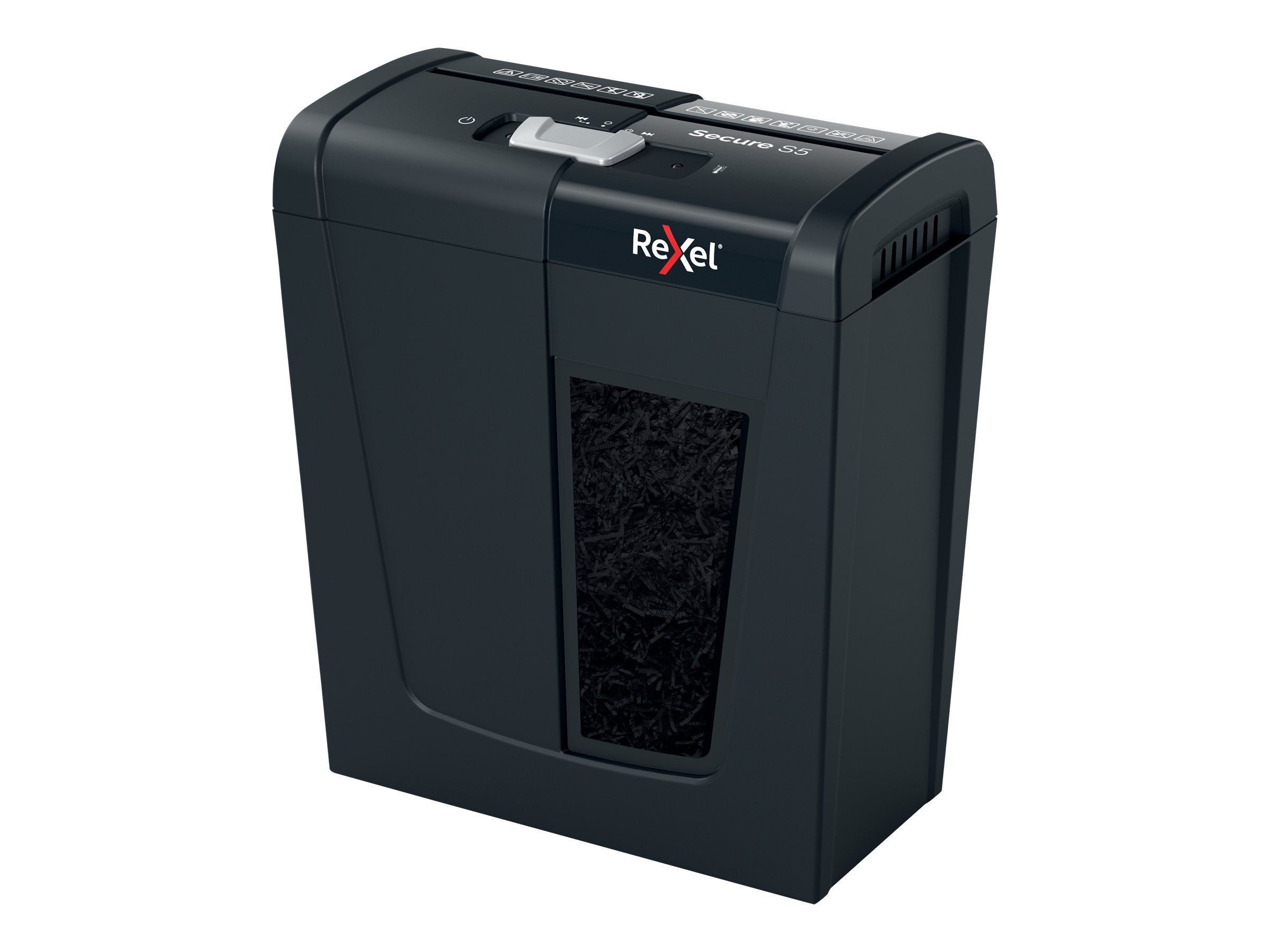 Rexel Makulator Secure S5 strimelmakulering 6mm P2, 5 ark