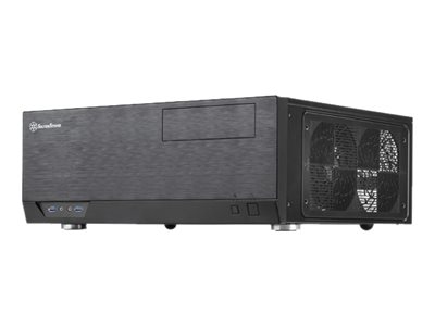 SilverStone Grandia GD09 - Kabinet - Desktop - Sort