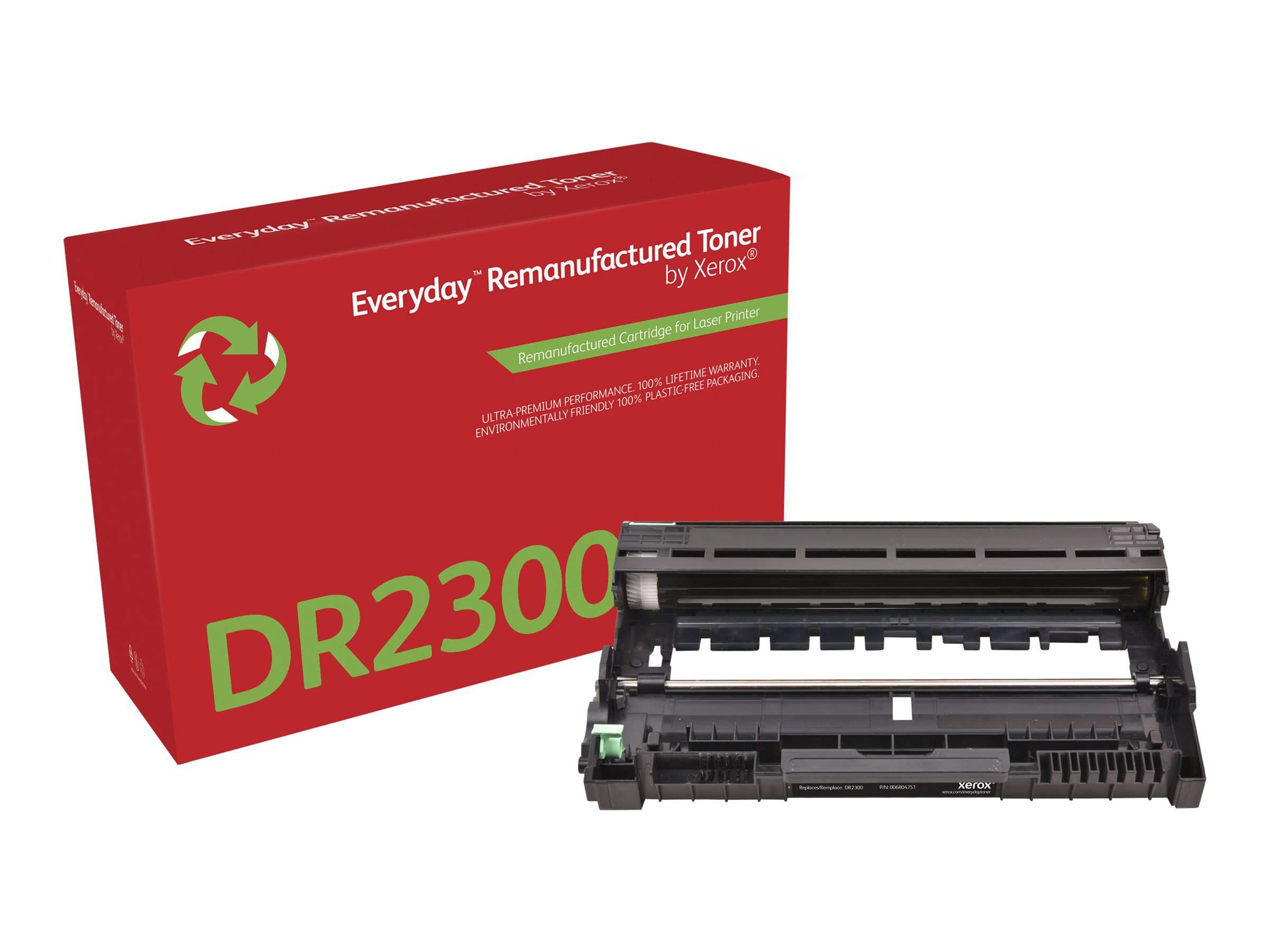 Everyday - Sort - kompatibel - tonerpatron (alternativ til: Brother DR2300) - for Xerox Brother DCP-L2500, Brother DCP-L2520