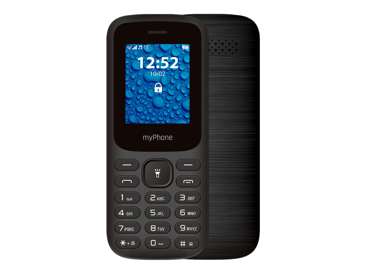 myPhone MP2220, Menu, Dual SIM, 4,5 cm (1.77), Bluetooth, 600 mAh, Sort