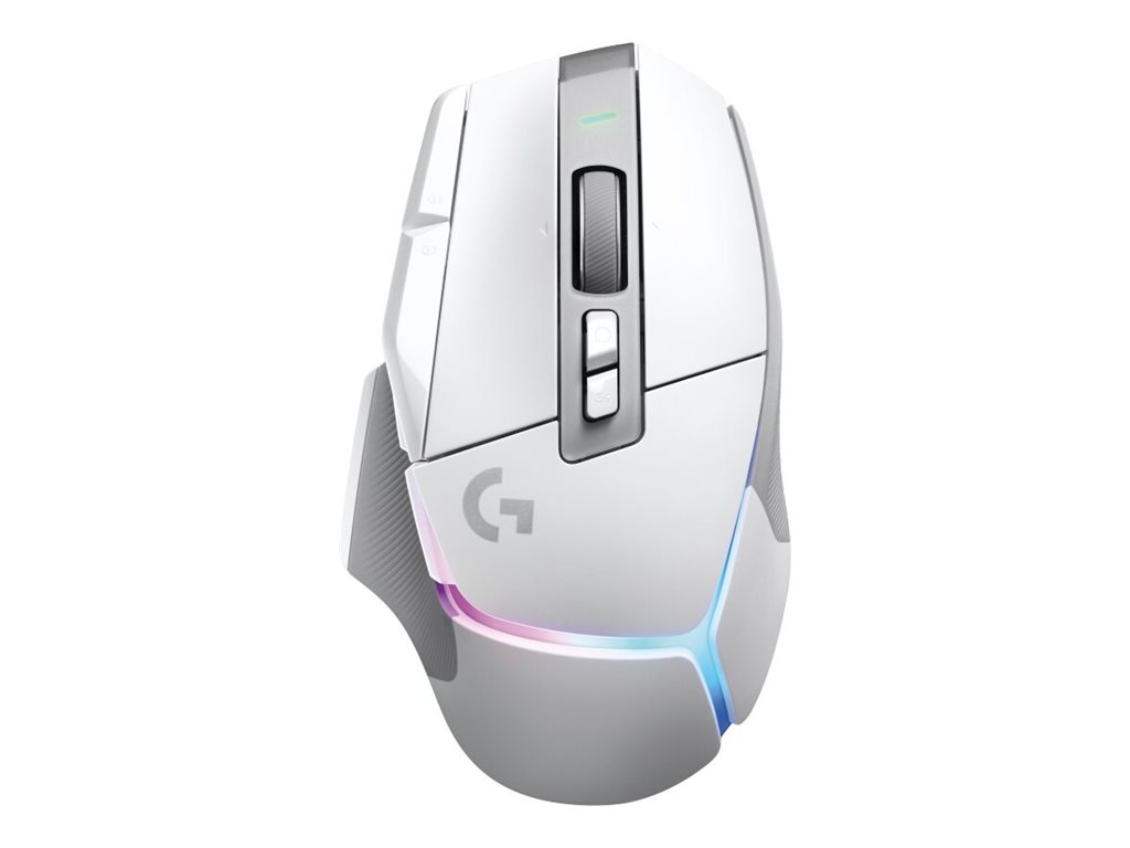 Logitech® | G502 X Plus - Mus - optisk - 13 knapper (LIGHTFORCE Switches) - Trådløs (USB) - Hero 25K sensor - Lightsync RGB - Logitech LIGHTSPEED-modtager - Hvid
