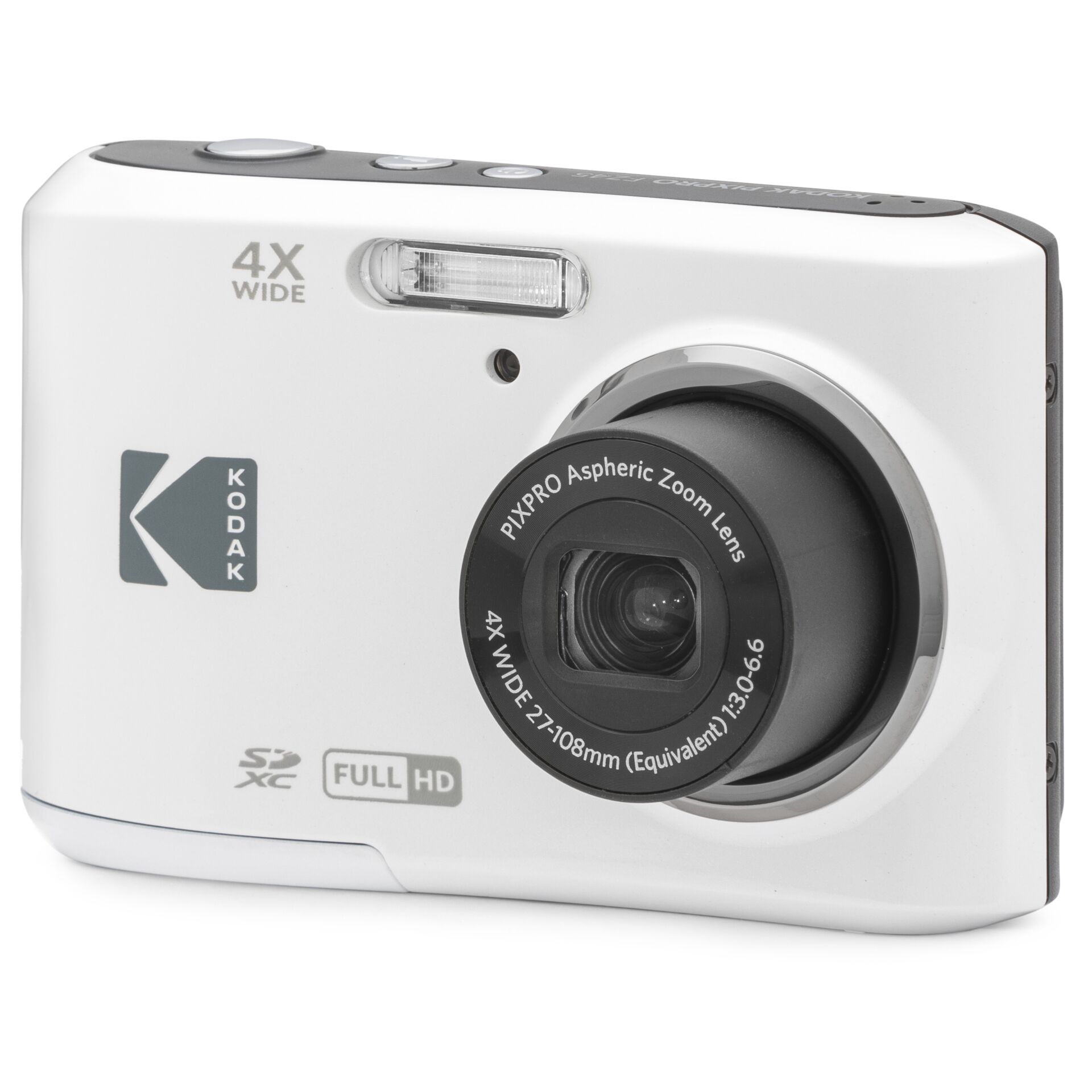 Kodak Digital Camera Pixpro FZ45 CMOS 4x 16MP White
