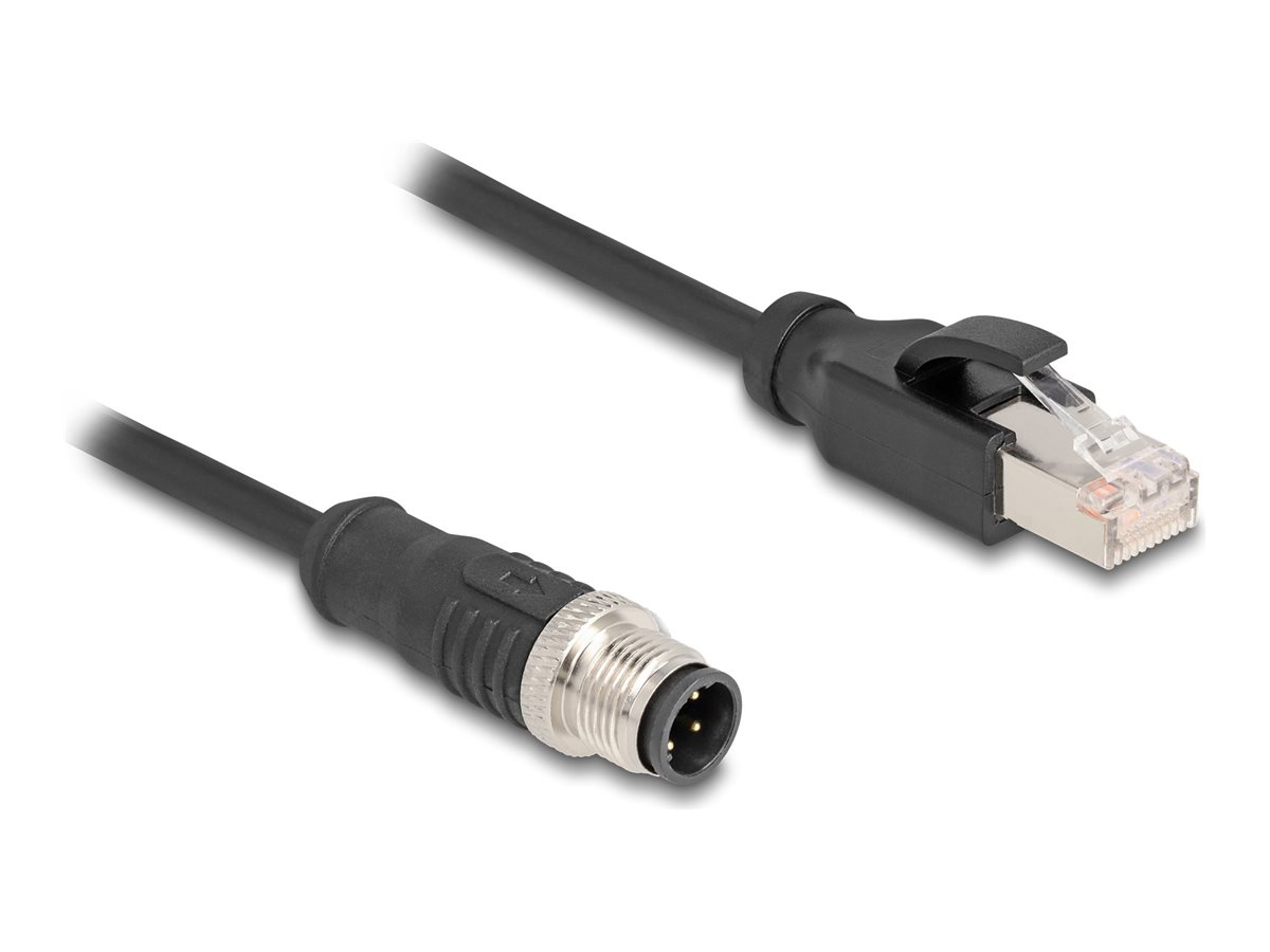 DeLOCK CAT 5e S/FTP 1m Netværkskabel Sort