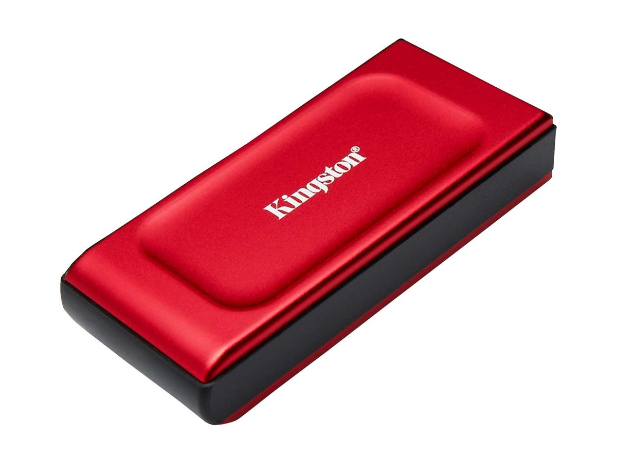 Kingston XS1000 Portable SSD - 2TB - Ekstern SSD - Rød - USB 3.2 Gen 2