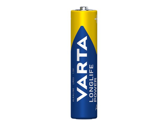 Varta Longlife Power AAA LR03 1,5 V batterier - 10 stk.
