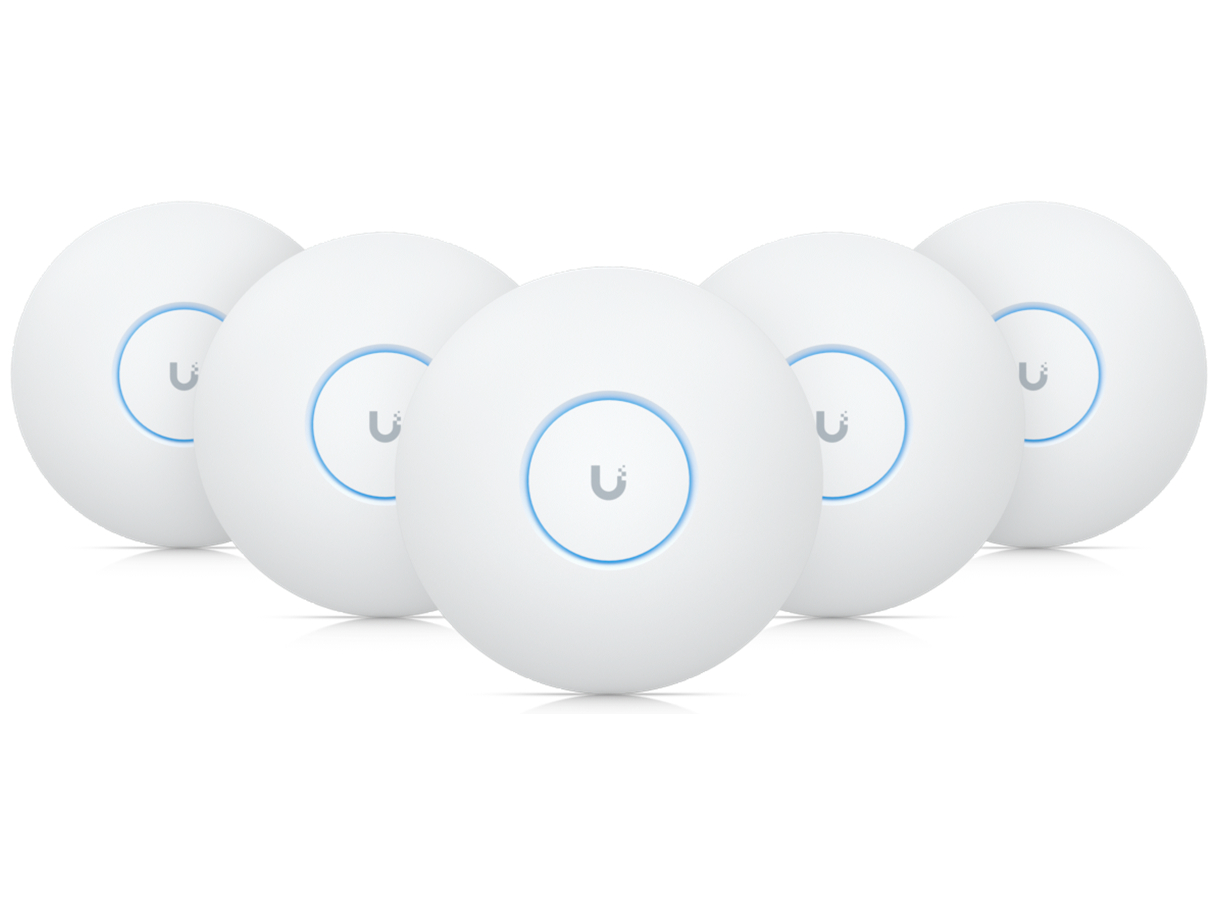 Ubiquiti Ubiquiti AP U7-PRO Set af 5 x 2.5 GbE Indoor 2x2 WIFI7 WiFi Access Point - GEEKD.dk