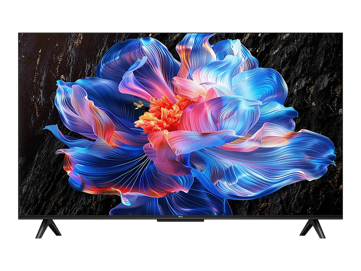 TCL 55V6C - 55 Diagonal klasse (54.5 til at se) - V6C Series LED-bagbelyst LCD TV - Smart TV - Google TV - 4K UHD (2160p) 3840 x 2160 - HDR - børstet metal