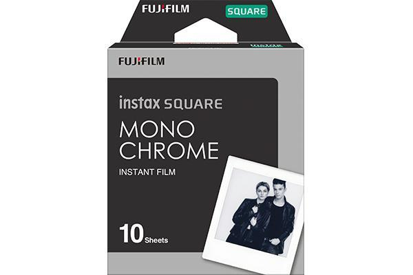 Fujifilm Instax Square MONOCHROME - Sort/hvid film til umiddelbar billedfremstilling (instant film) - 10 optagelser