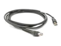 Zebra Kabel Usb 2,1m Skærmet Lige 2.1m. Usb Eas Sort