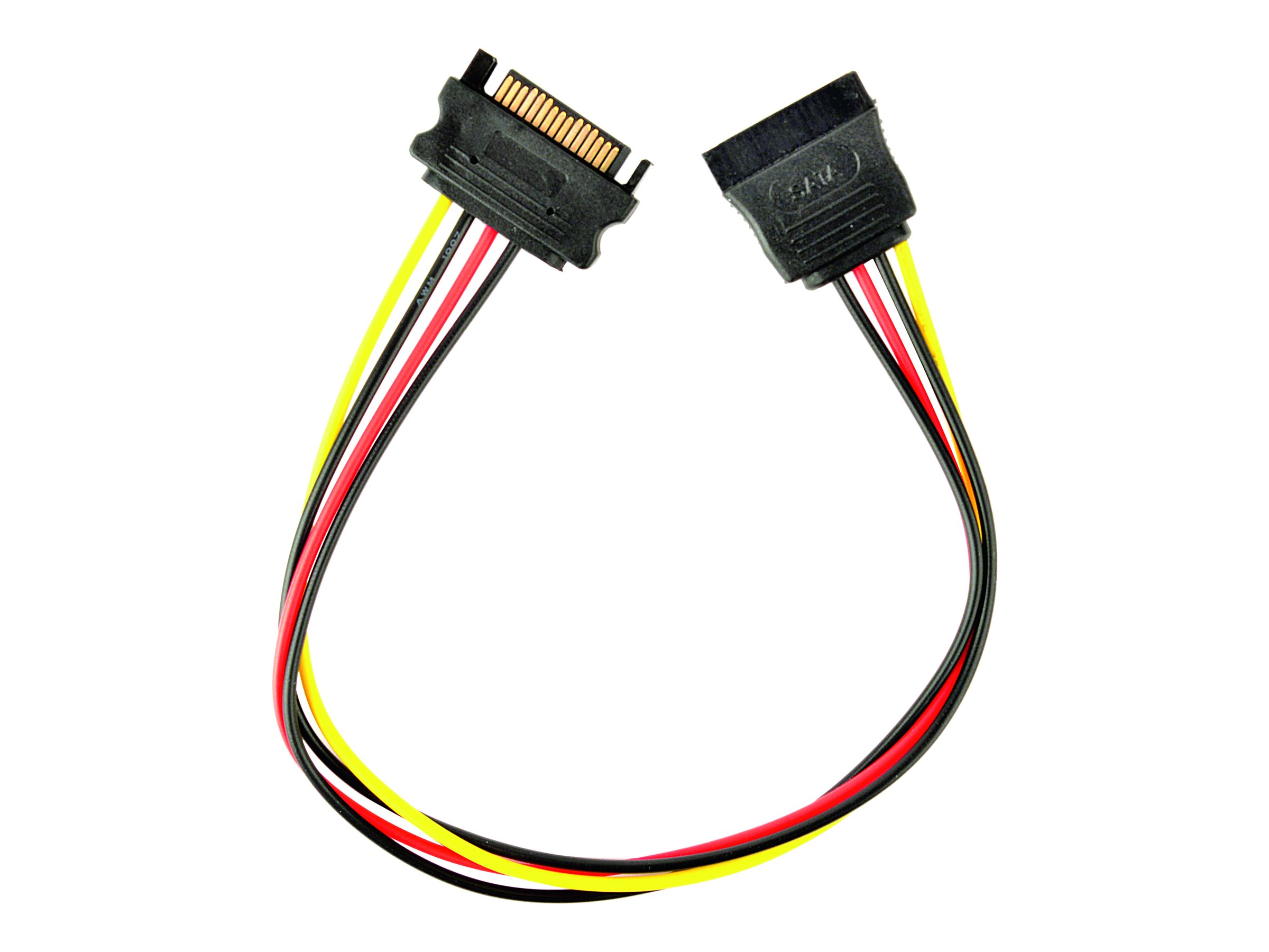 Gembird CC-SATAMF-01 Forlængerkabel til strøm 30cm Sort