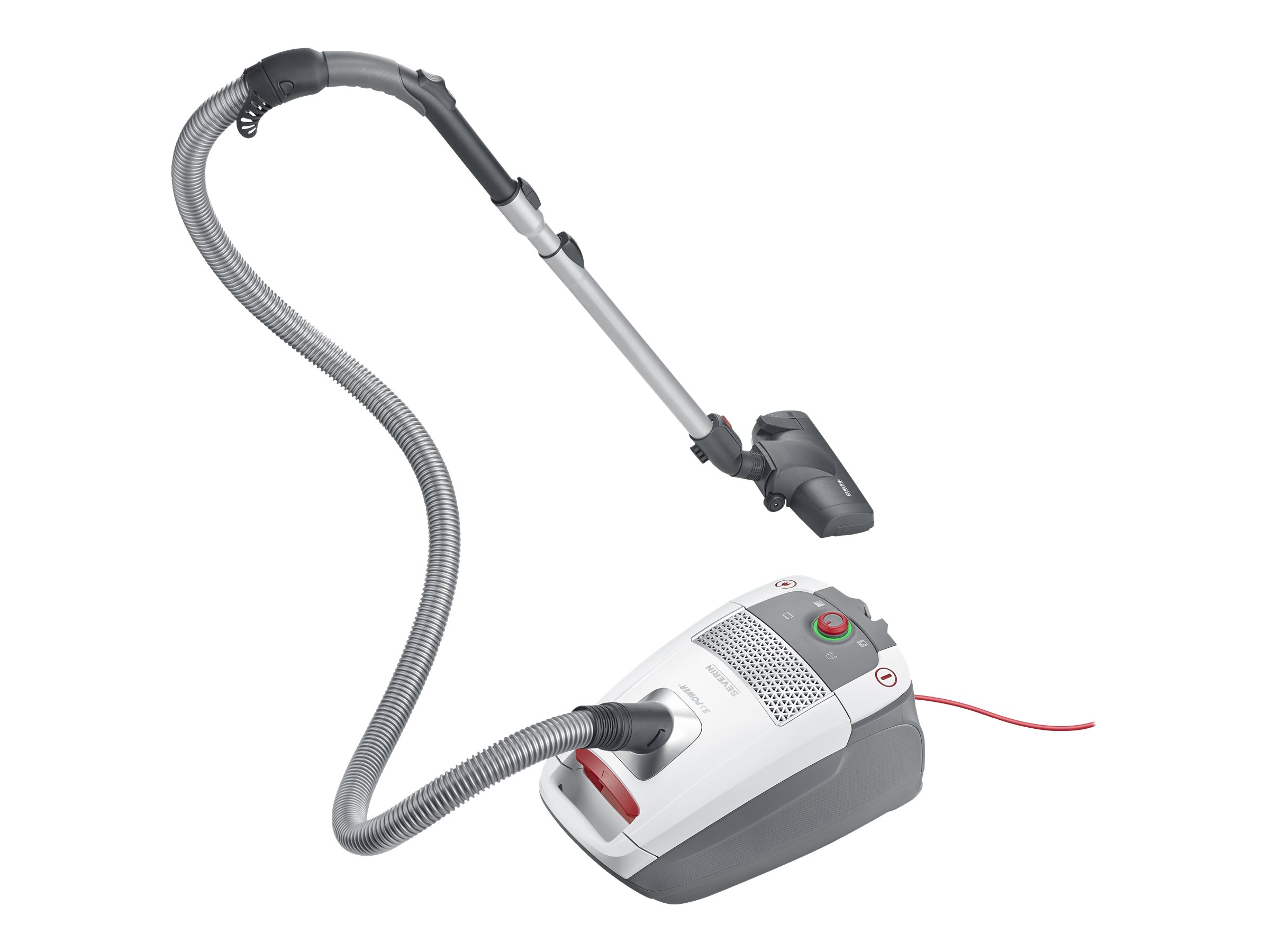 SEVERIN S'POWER BC 7047 Støvsuger Beholder 4liter Hvid/rød