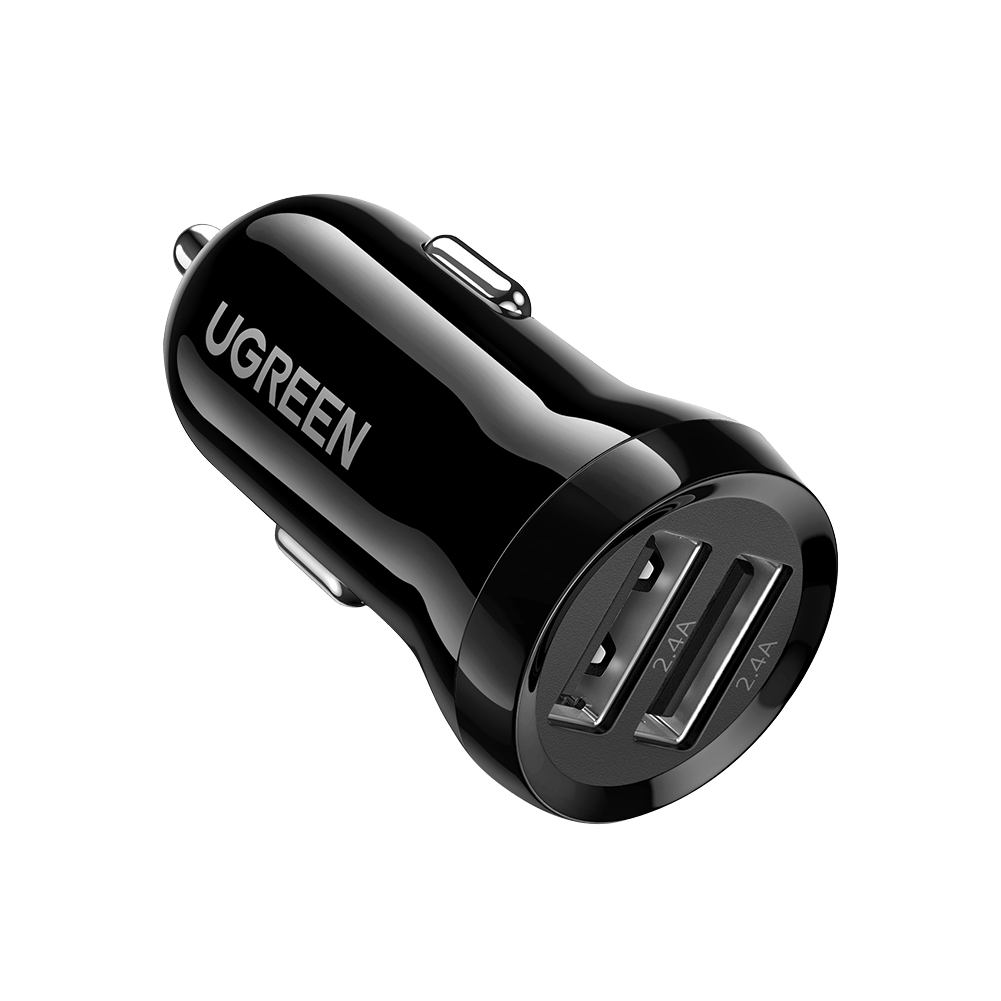 UGREEN Dual USB-A 24W Carcharger