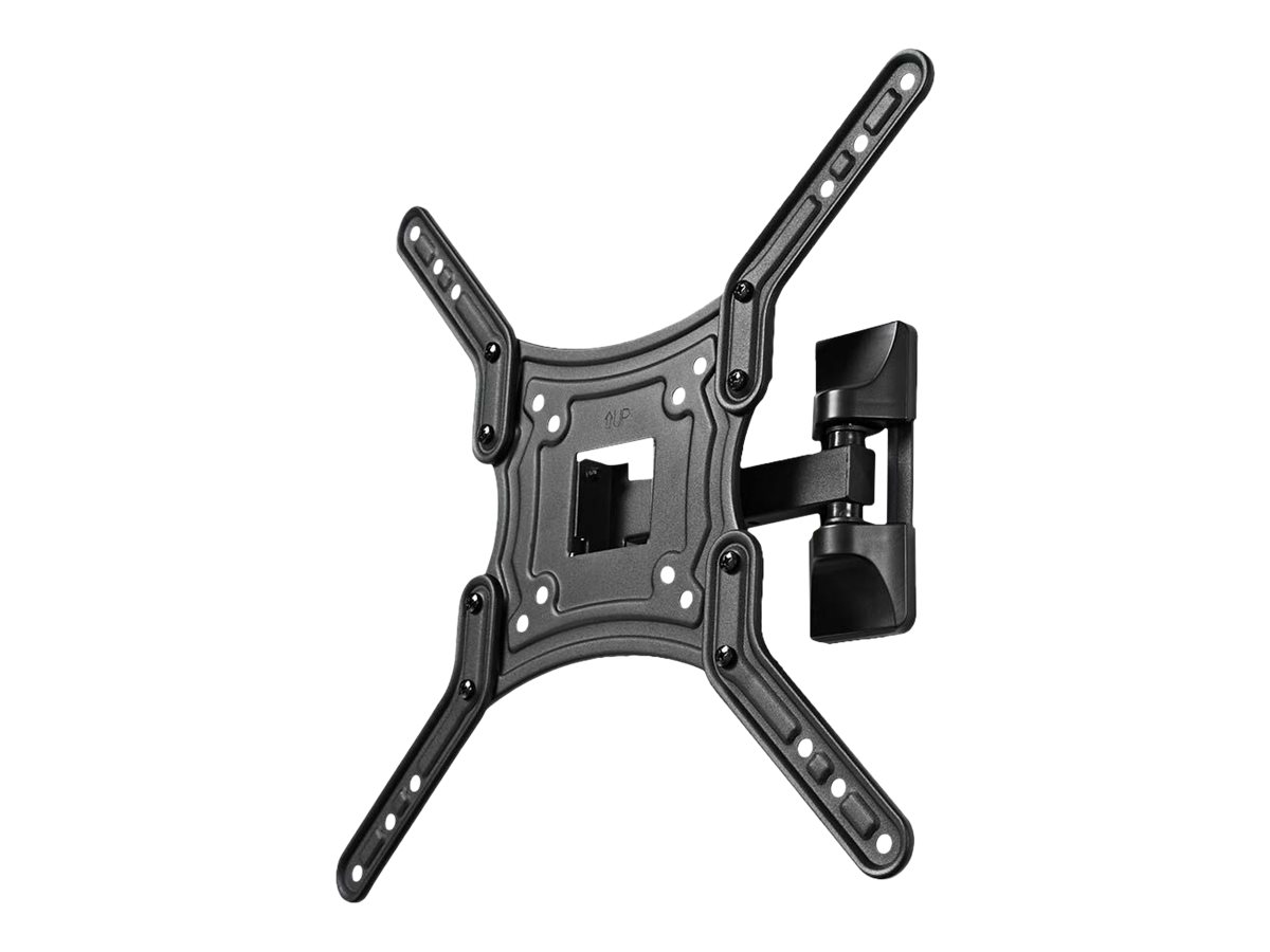 Nedis Fuld Motion TV Vægbeslag | 23 - 55 " | Maksimal vægt: 30 kg | Vipbar | Kan drejes | Minimum vægafstand: 67 mm | Maksimal vægafstand: 197 mm | 2 Drejepunkt(er) | ABS / Stål | Sort