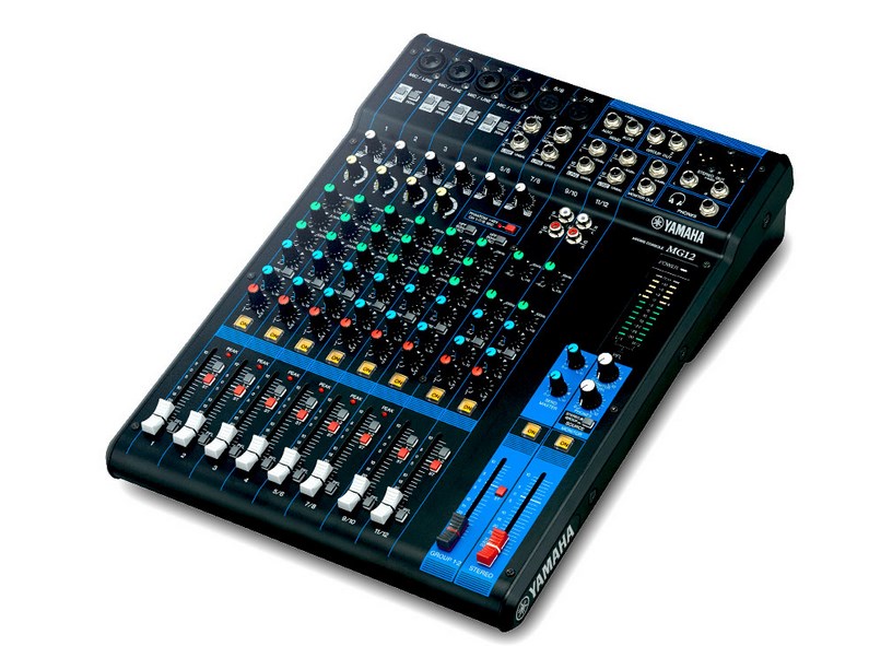 YAMAHA MG12 - PA Mixer 6 Mic / 12 Line Inputs (4 mono + 4 stereo).