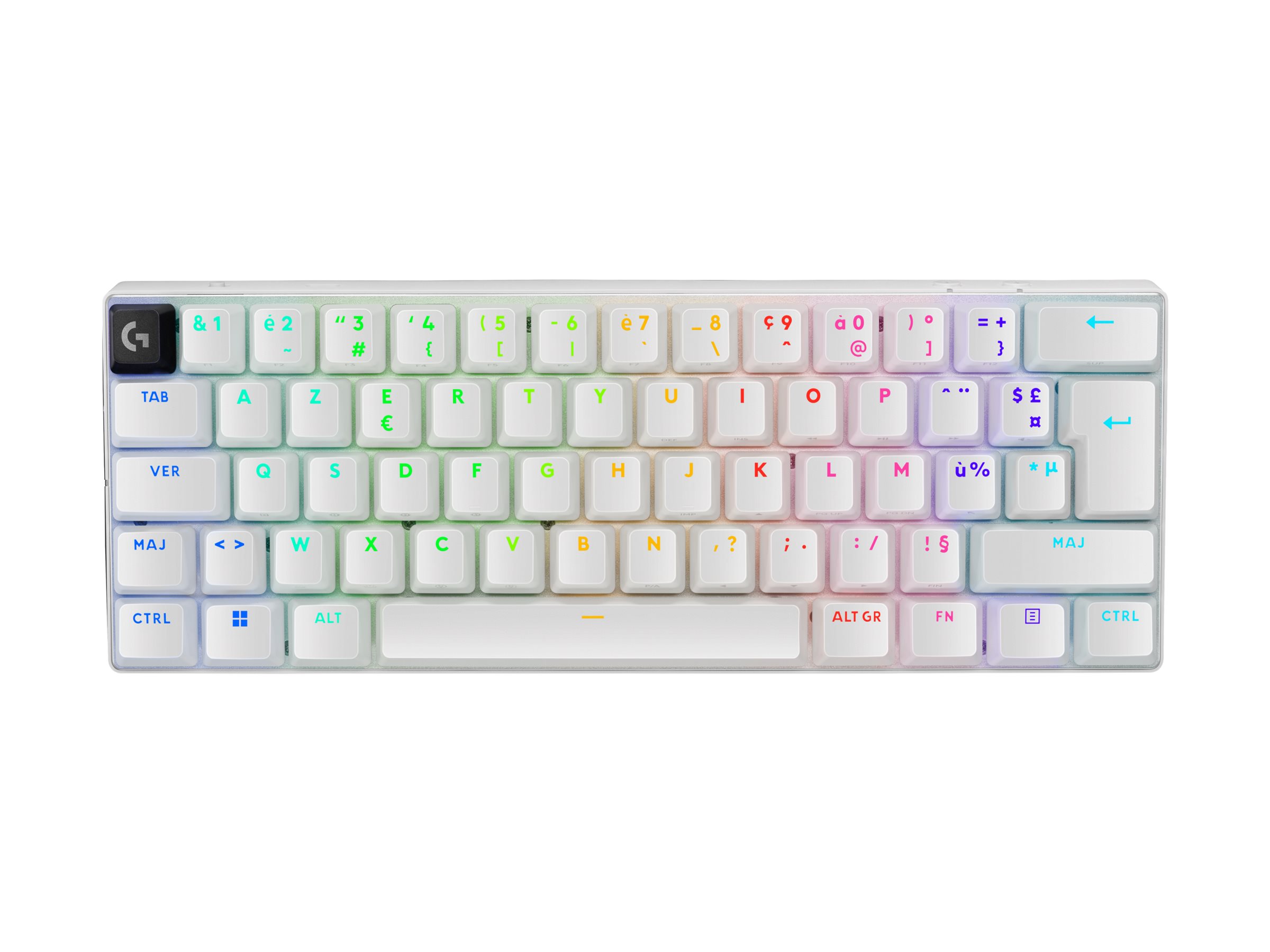 Logitech G PRO X 60 Tastatur Optisk LIGHTSYNC Trådløs Fransk