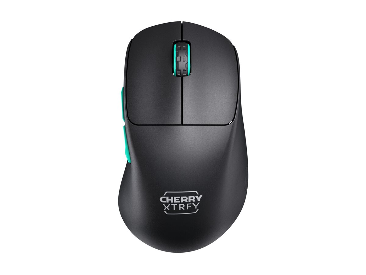 Cherry Xtrfy M64 - Mus - Optisk - 5 knapper - Sort
