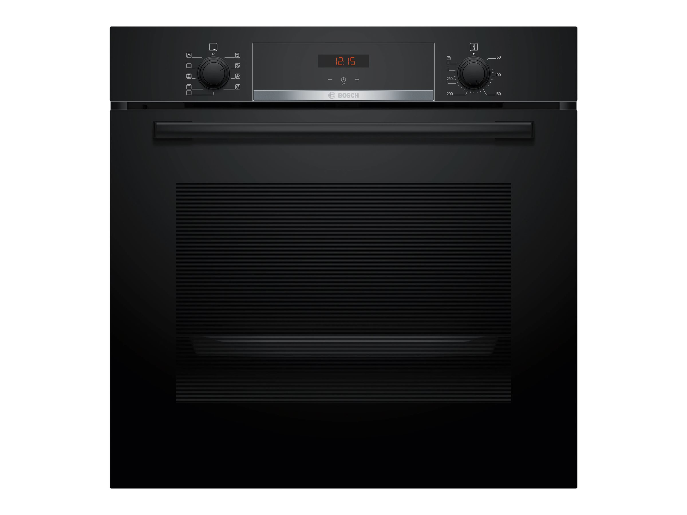 Bosch Serie | 4 HBA514BB3 - Ovn - til indbygning - niche - bredde: 56 cm - dybde: 55 cm - højde: 58.5 cm - med selv-rengøring - Klasse A+ - sort