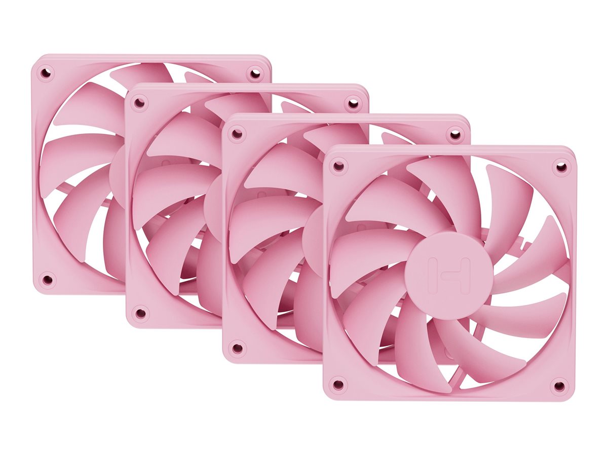 HYTE FA12 FAN - (Strawberry Milk / Pink) 4-pack - Kabinet køler - 120mm - Pink - 28 dBA