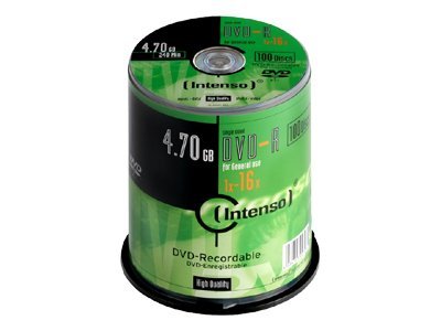 Intenso - 100 x DVD-R - 4.7 GB 16x - spindle