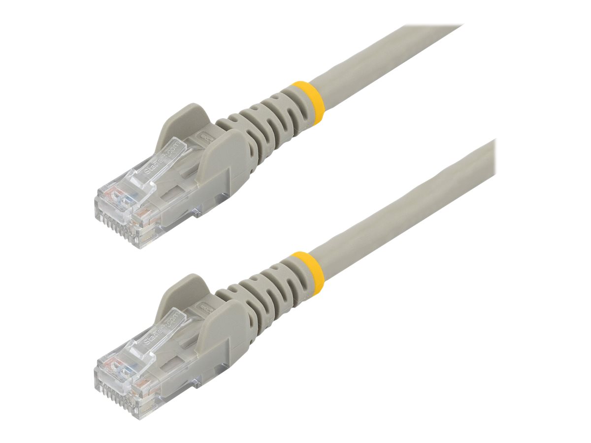 StarTech.com 50cm CAT6 Ethernet Cable, 10 Gigabit Snagless RJ45 650MHz 100W PoE Patch Cord, CAT 6 10GbE UTP Network Cable w/Strain Relief, Grey, Fluke