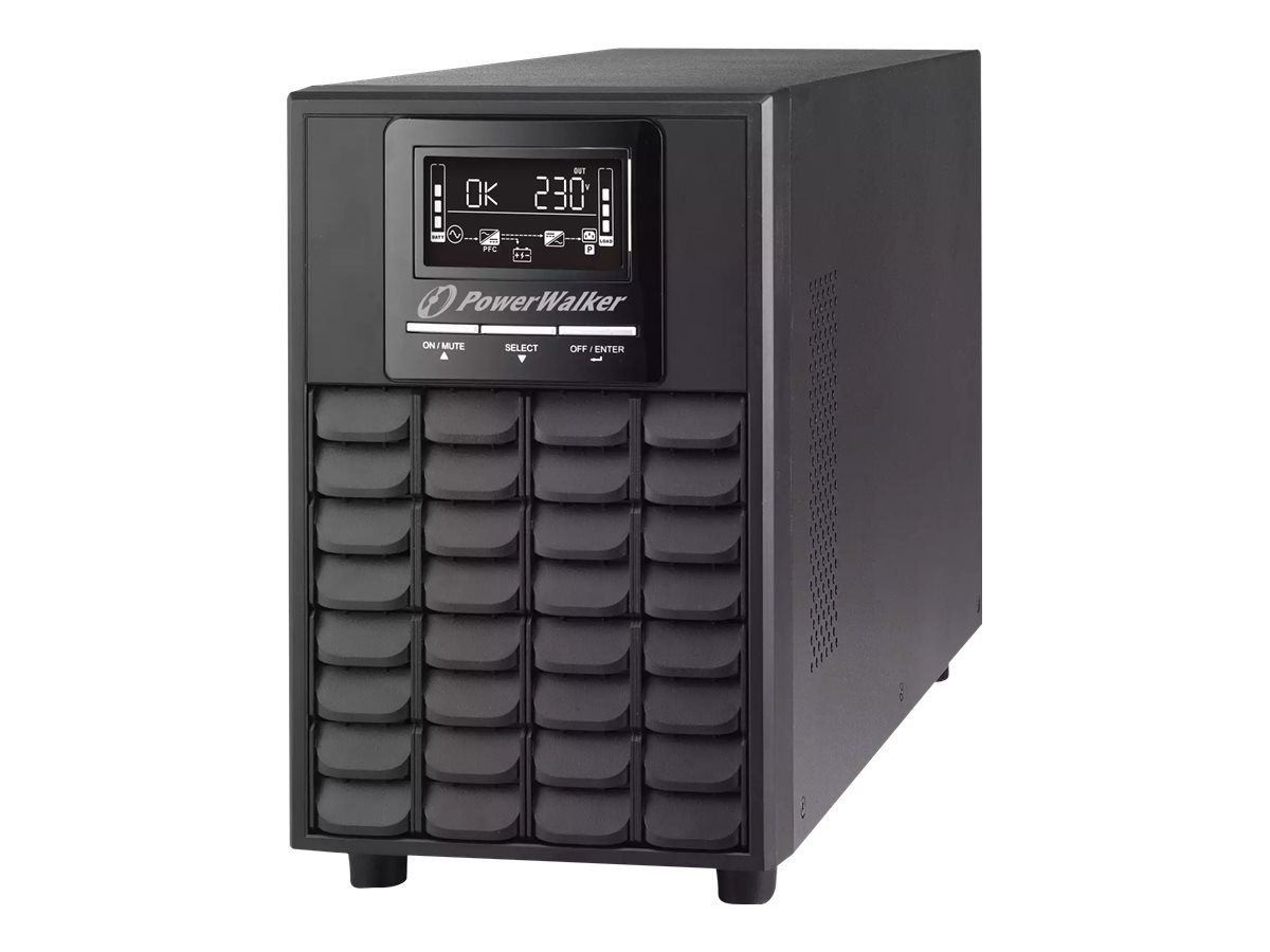 Powerwalker Vfi 1500 Cg Pf1 Ups-enhed Dobbeltkonvertering (online) 1,5 Kva 1500 W 4 Ac Stikkontakt(er)
