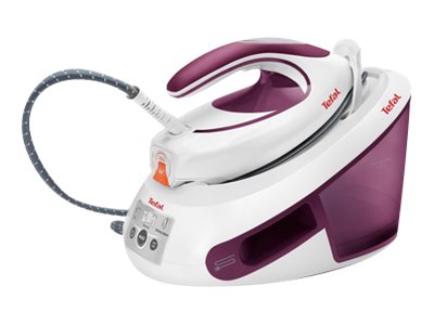Tefal Express Anti-Calc SV8054E0 Dampstrygejern Lilla Hvid