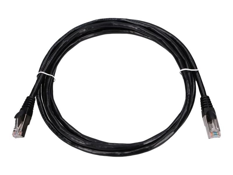 Extralink CAT 5e Foldet uskærmet snoet par (F/UTP) 2m Patchkabel Sort