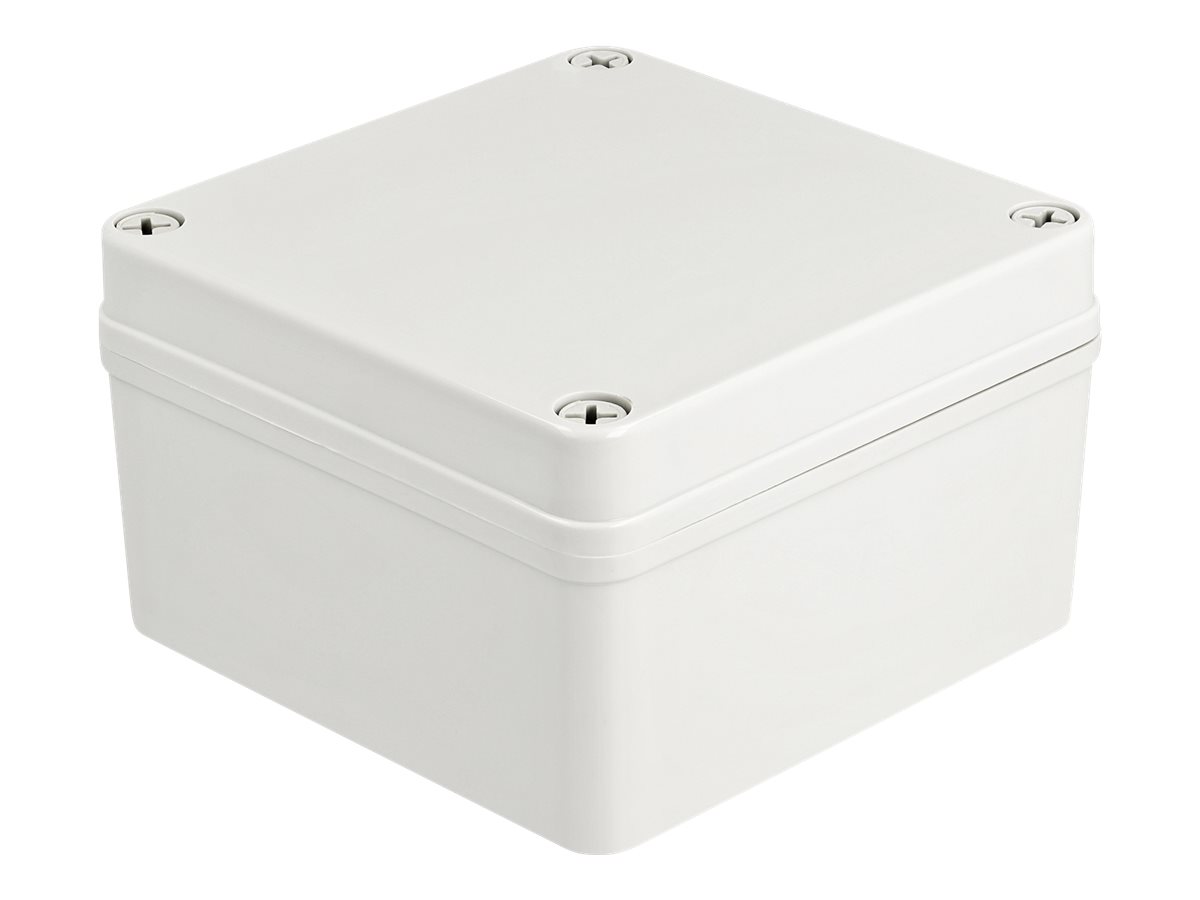 Delock - overflademonteret boks - grå