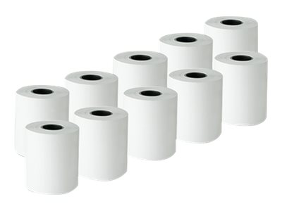 Qoltec - Hvid - Rulle (5,7 cm x 30 m) - 55 g/m² - 10 rulle(r) termokopieringspapir