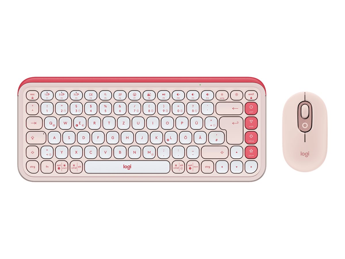 Logitech POP Icon Combo Sæt med mus og tastatur Saks Trådløs