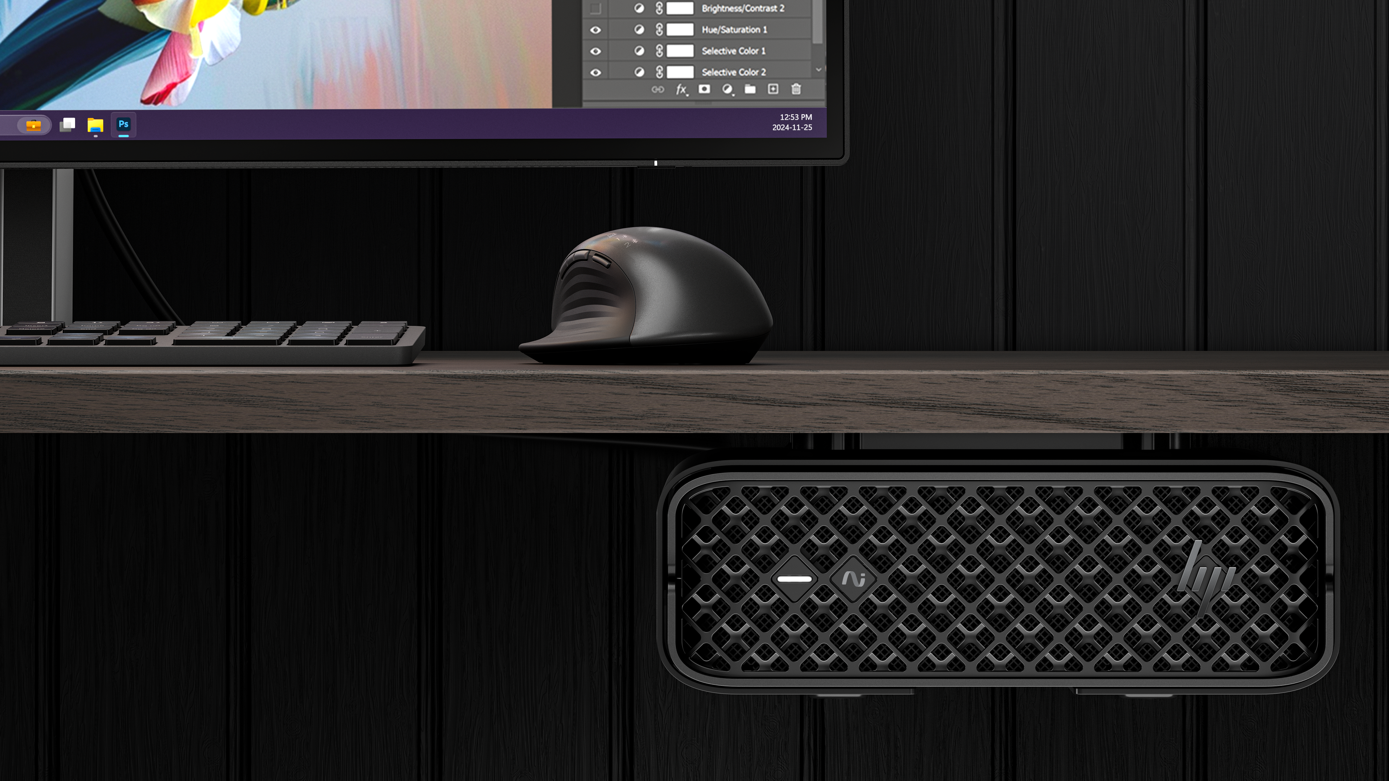 HP Workstation Z2 G1i - AI PC, AI Workstation - mini 5U - 1 x Core Ultra 9 285K / op til 5.7 GHz - RAM 64 GB - SSD 1 TB - HP Z Turbo Drive - RTX 4000 Ada - Gigabit Ethernet - Win 11 Pro - skærm: ingen - sort - Smart Buy