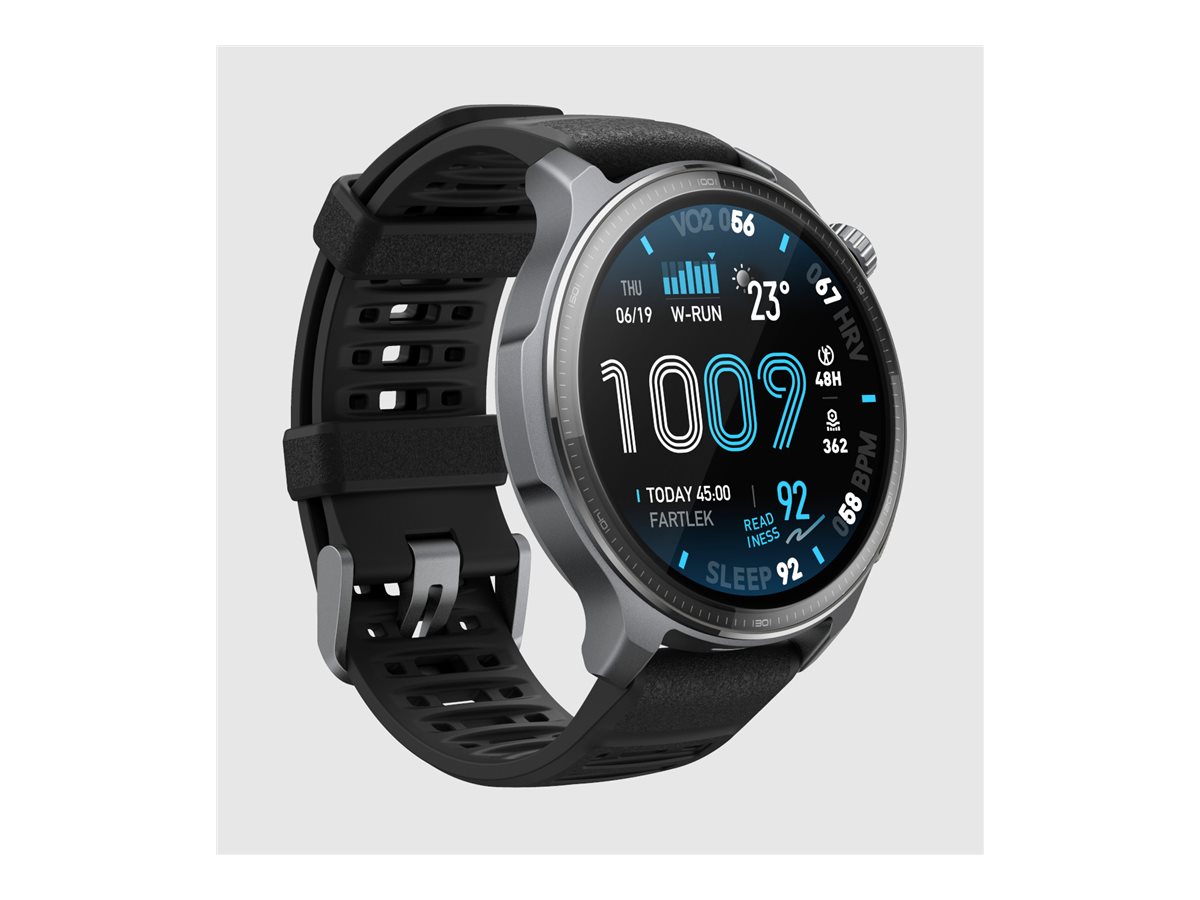Amazfit Balance 2 XT - Fiberforstærket polymer - smart ur med rem - silikone - håndledsstørrelse: 140-210 mm - display 1.5 - Bluetooth, Wi-Fi, NFC - 38 g - sort
