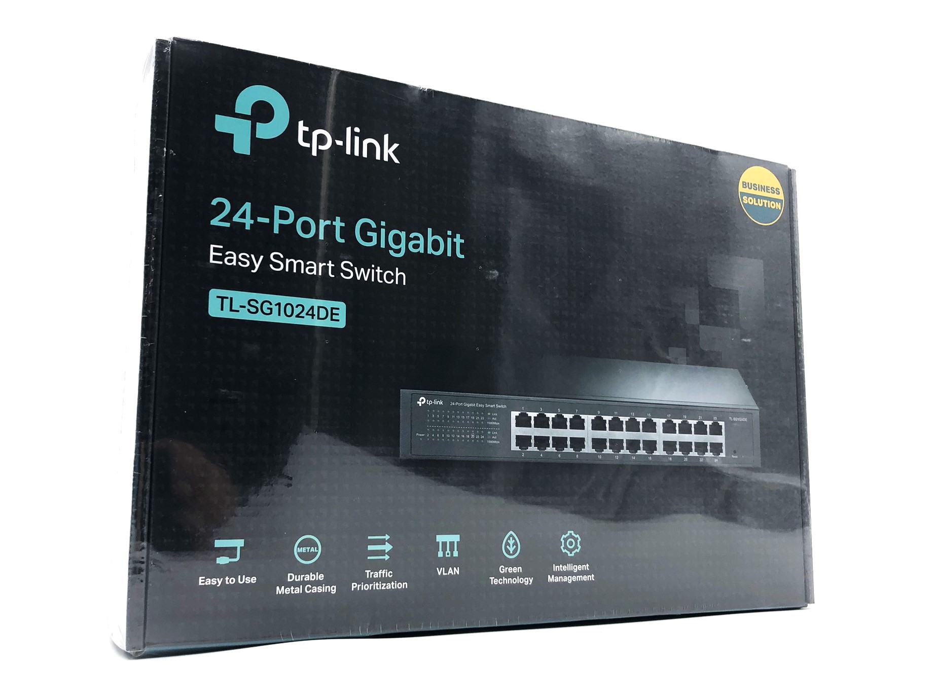 TP-Link JetStream TL-SG1024DE - Switch - 24 x 10/100/1000 - monterbar på stativ
