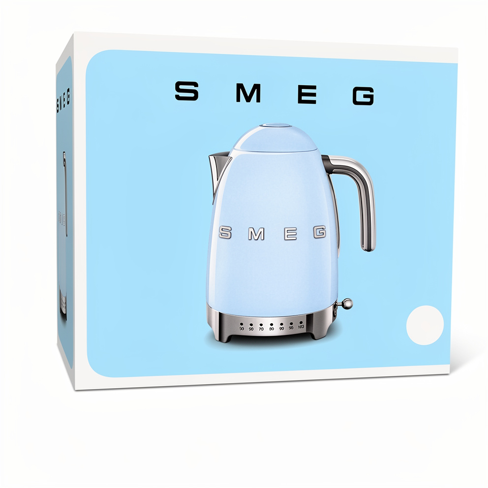 Smeg Smeg 50's Style elkedel med variabel temperatur 1,7 L Hvid