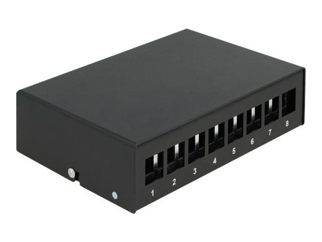 DeLOCK Blank Keystone Patch Panel - 8 Port