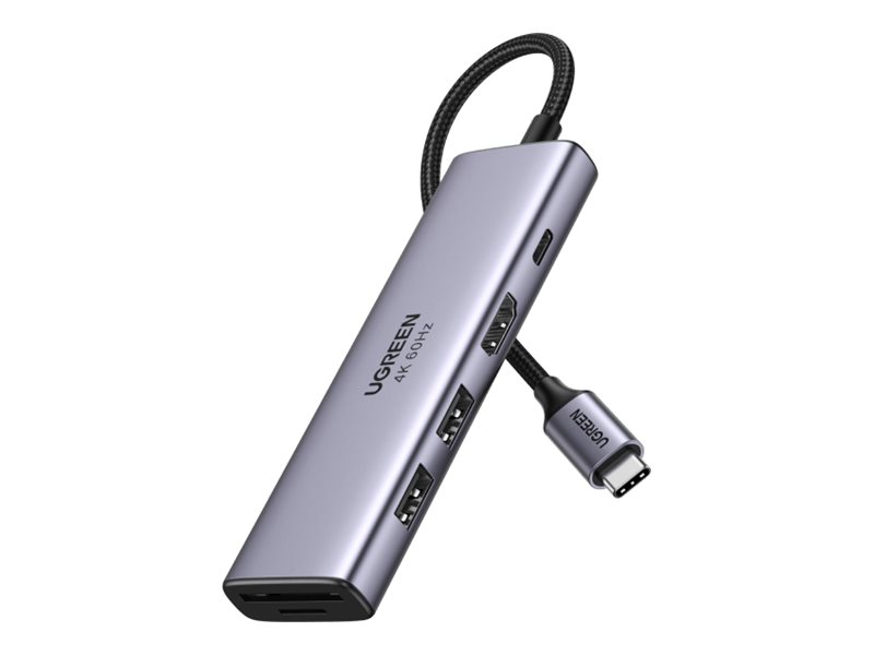 UGREEN 6-in-1 USB-C Multifunction Adapter with PD Charging