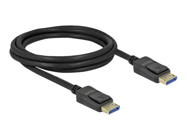 Delock DisplayPort kabel 2m Sort