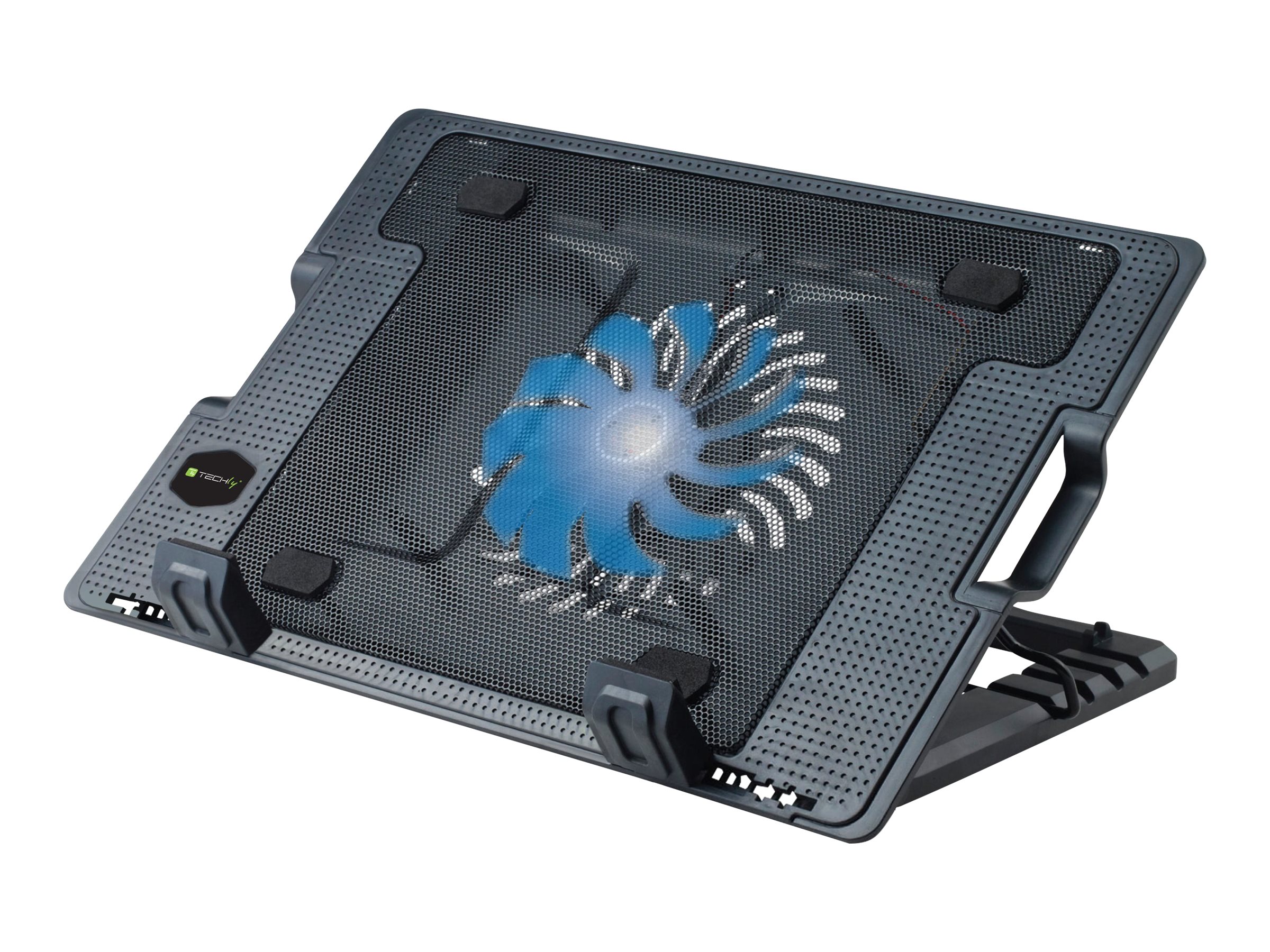 TECHly Blæser til notebook 1-pack Sort 140 mm