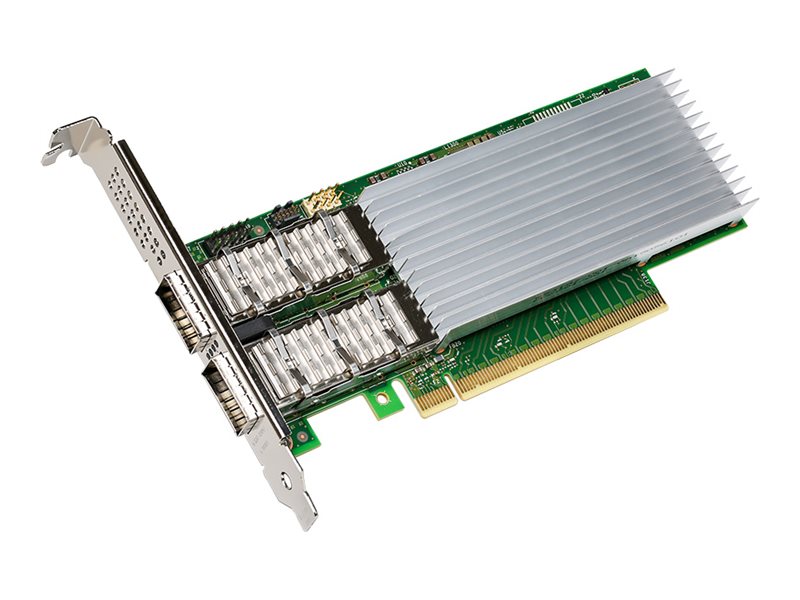 Intel Ethernet Network Adapter E810-CQDA2 - Netværksadapter - PCIe 4.0 x16 - 100 Gigabit QSFP28 x 2