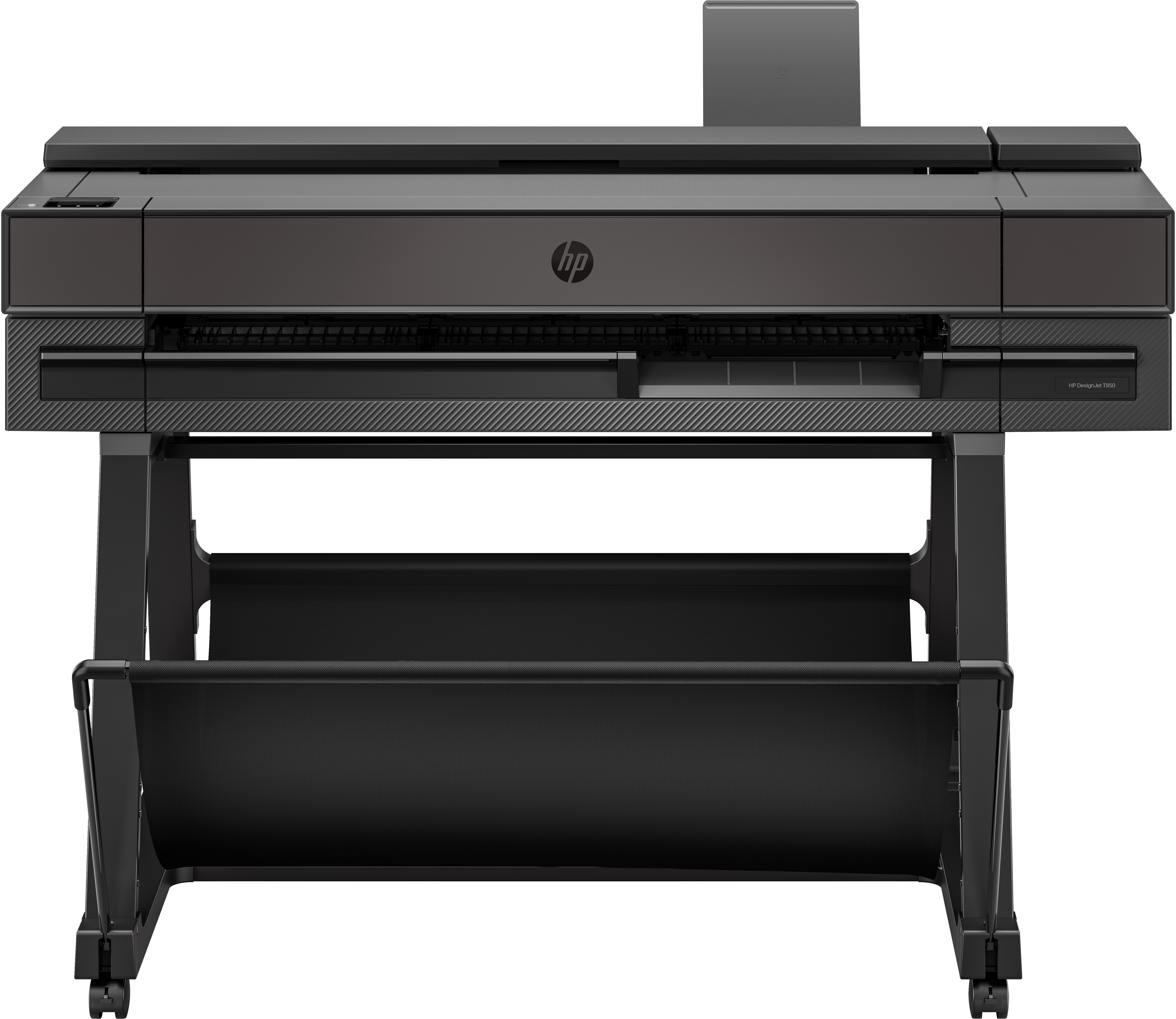 HP DesignJet T850 - 36 stor-format printer - farve - blækprinter - Rulle (91,4 cm x 91,4 m) - 2400 x 1200 dpi - op til 0.42 min./side (mono) / op til 0.42 min./side (farve) - kapacitet: 1 rulle - Gigabit LAN, Wi-Fi - skærer