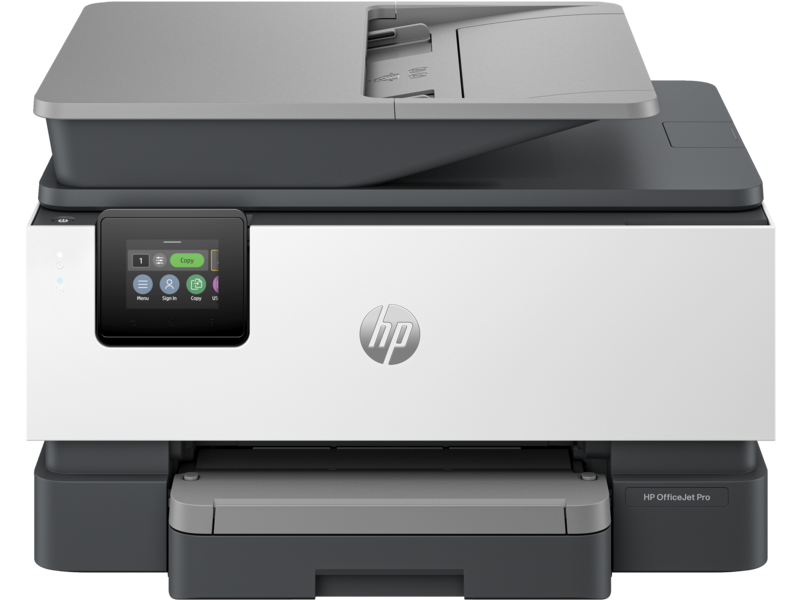 HP OfficeJet Pro 9125e Trådløst All-in-One Farve Printer, Instant Ink  2-sidet printning, Termisk inkjet, Farveudskrivning, 4800 x 1200 dpi, A4, Direkte udskrivning, Grå
