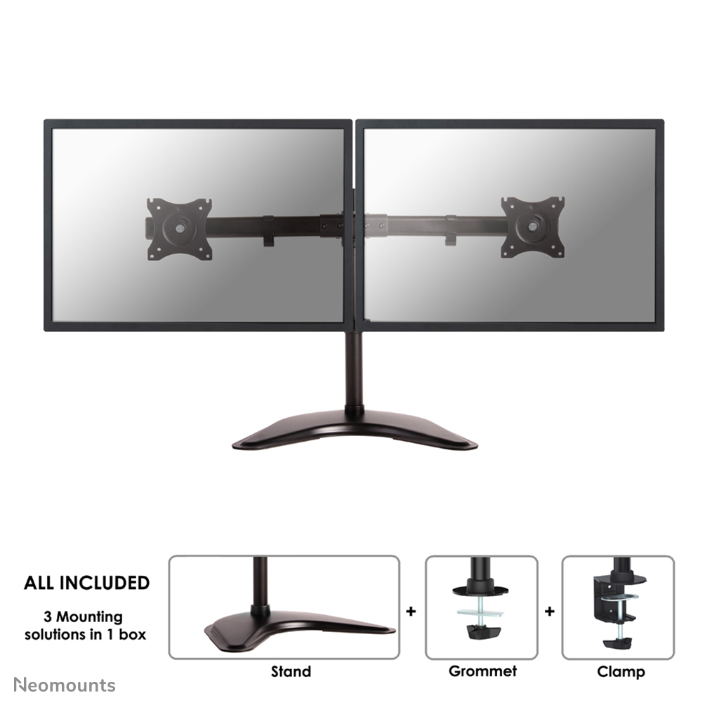 Neomounts NM-D335D Stativ 2 LCD displays 10"-27"