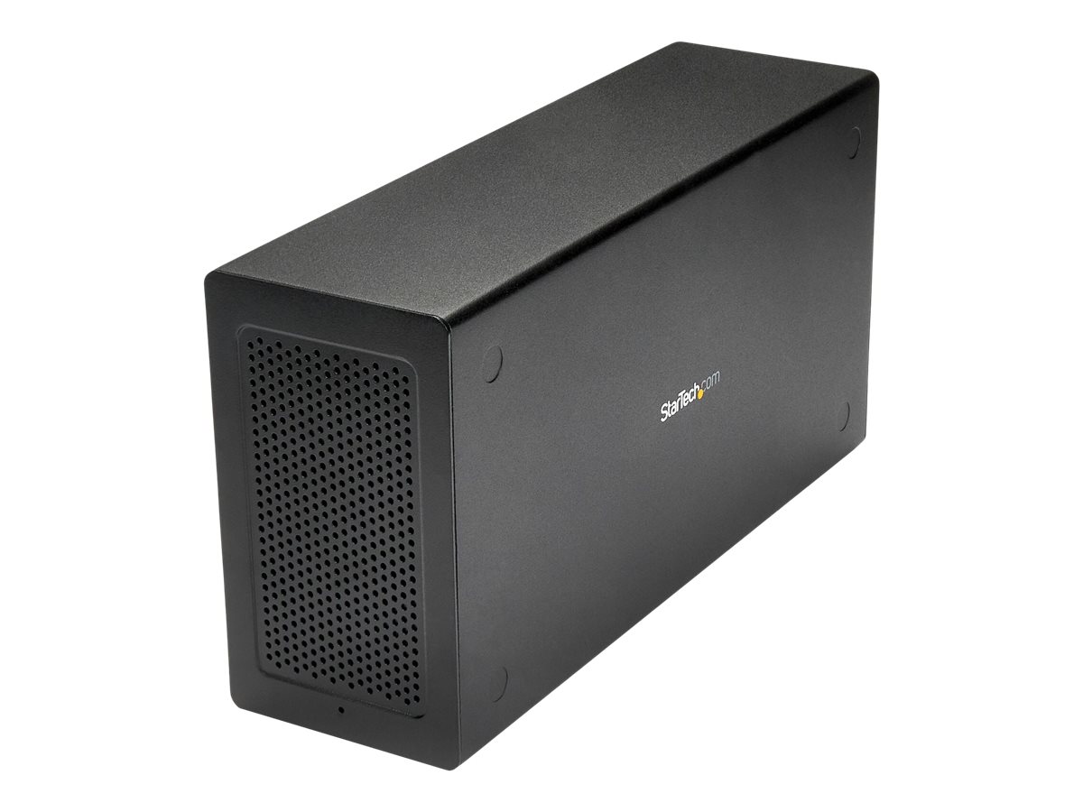 Startech Thunderbolt 3 PCIe Expansion Chassis, External Enclosure Box with 1x PCI-Express Slot, 5K/4K Output Via TB3/DP Ports, TAA - Busudvidelse til system - DP - 65 Watt - for P/N: TB3DK2DPM2, TB3DOCK2DPPD, TB3DOCK2DPPU