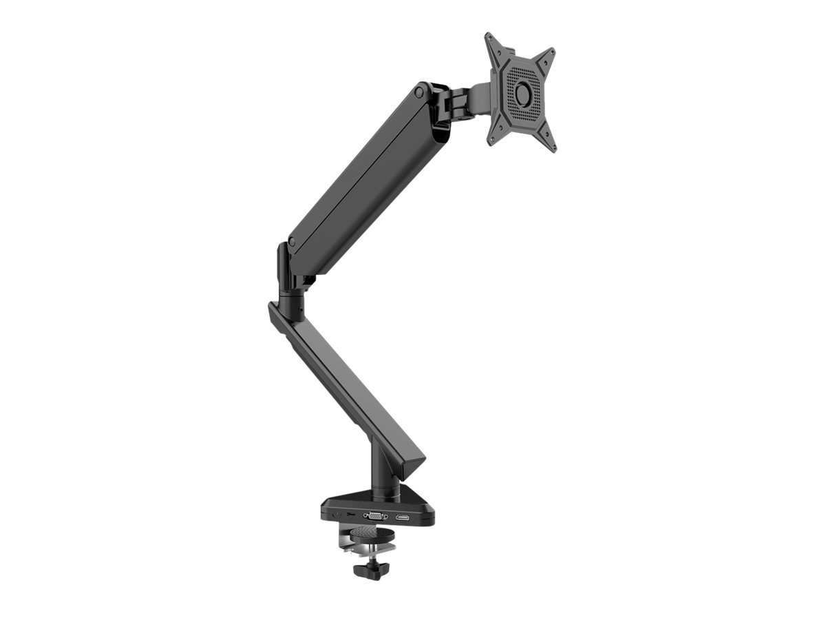 DIGITUS DA-90405 - Monteringssæt (drejelig arm, gasfjeder, dockingstation, klamme base) - for Monitor - stål, aluminium, plastik - sort - skærmstørrelse: 15-30 - skrivebordsmonterbar