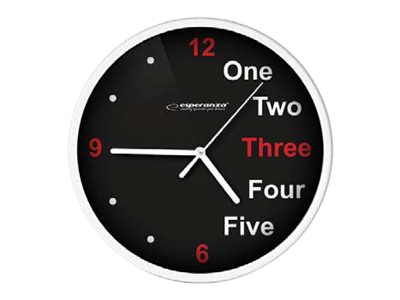 Esperanza PRAGUE - clock - quartz - wall mountable