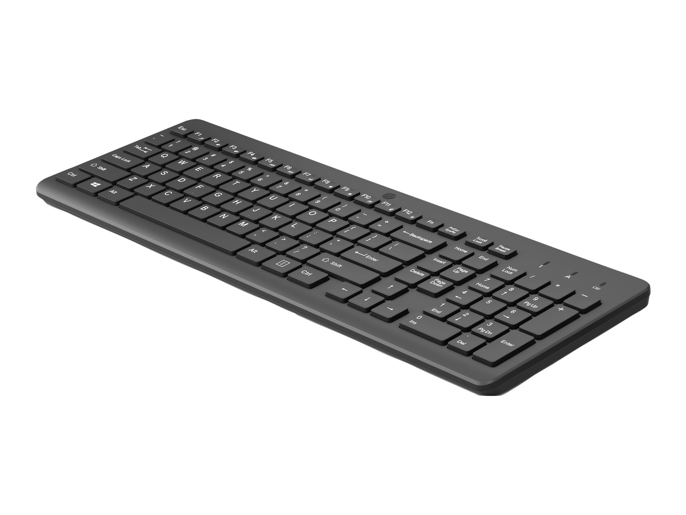 HP 225 Tastatur Pressestempel Trådløs Pan Nordic