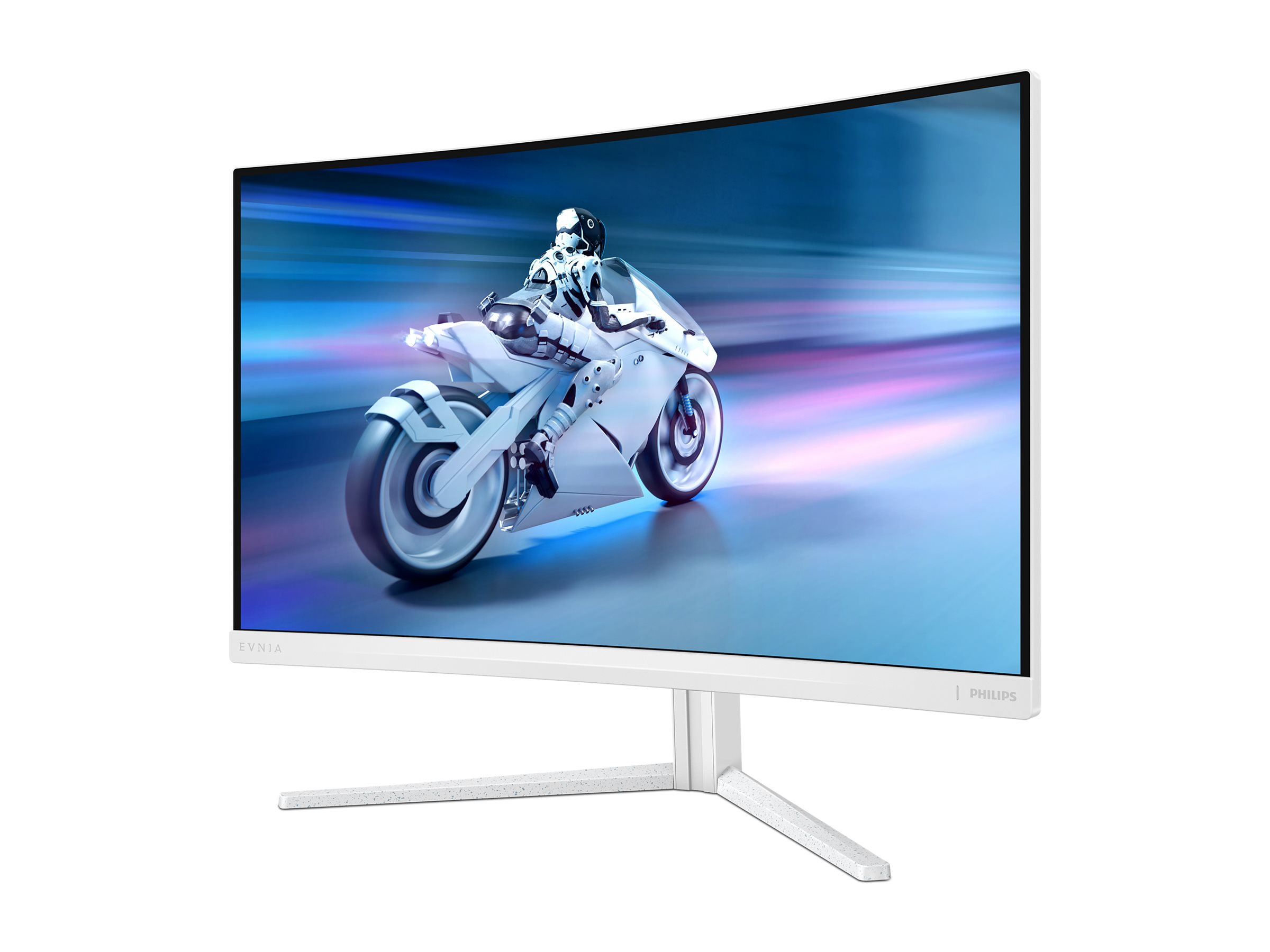 Philips Evnia 5000 27M2C5501 - LED-skærm - gaming - kurvet - 27 - 2560 x 1440 QHD @ 180 Hz - Fast VA - 5000:1 - HDR10 - 0.5 ms - 2xHDMI, DisplayPort - hvid